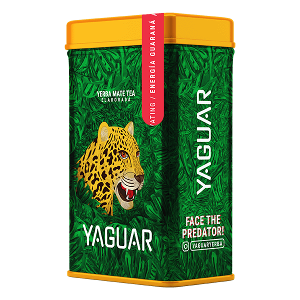 Yerbera Tin Can Yaguar Energia 0 5 Kg Yerba Mate By Type Extra Stimulating Yerba Mate Tea Yerba Mate By Country Brazilian Yerba Mate Tea Yerba