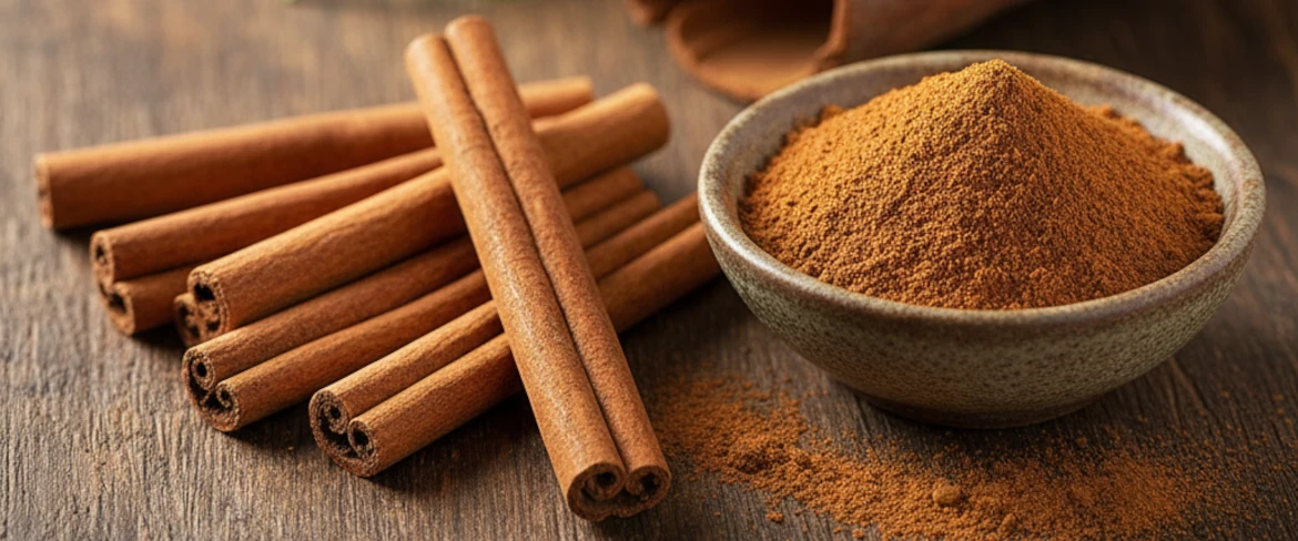 Cinnamon – ground spice and sticks