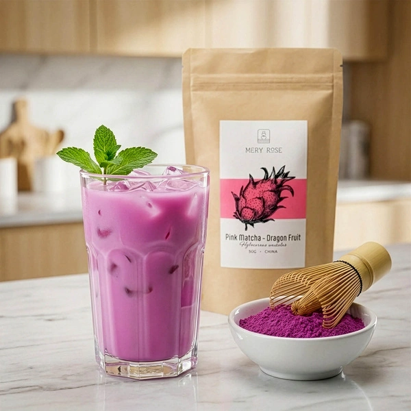 Mary Rose Pink Matcha - powdered dragon fruit