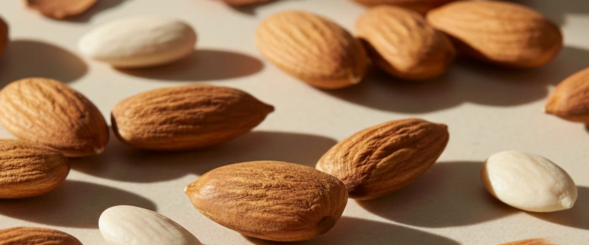 Almond properties – natural almonds and blanched almonds