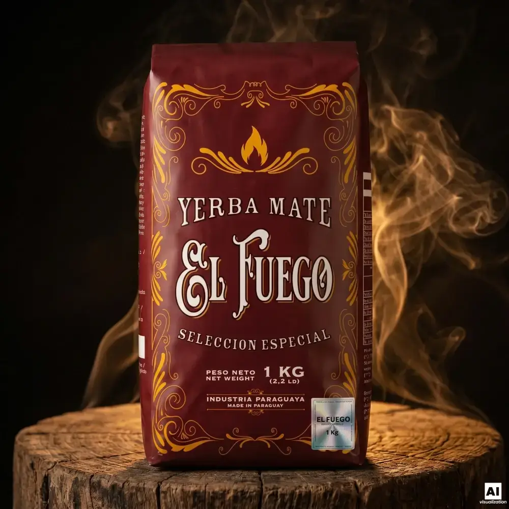 The strongest yerba mate – El Fuego Elaborada 1kg.