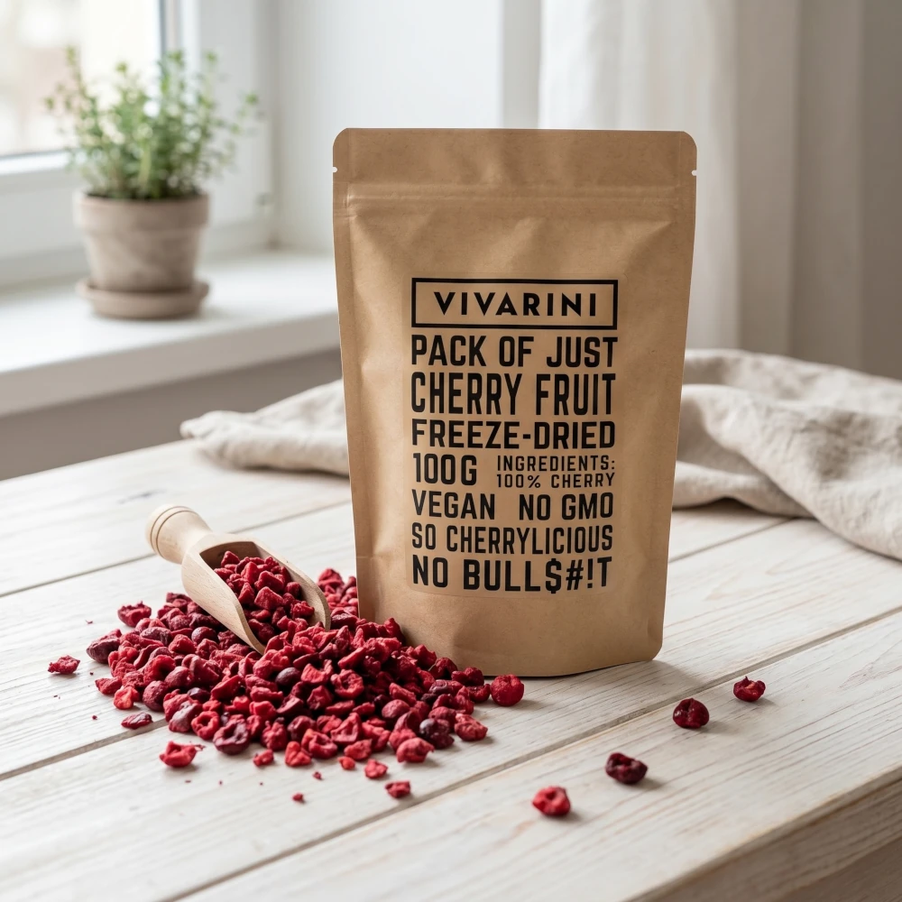 Freeze dried cherries Vivarini – freeze dried fruit product