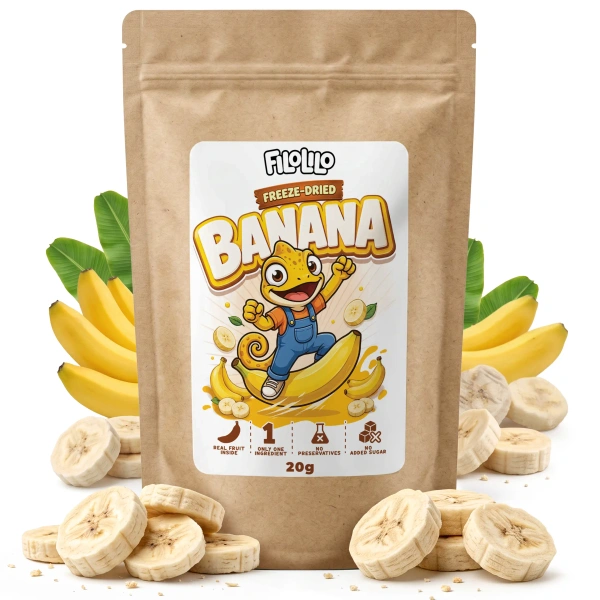 FiloLilo sliced freeze-dried bananas