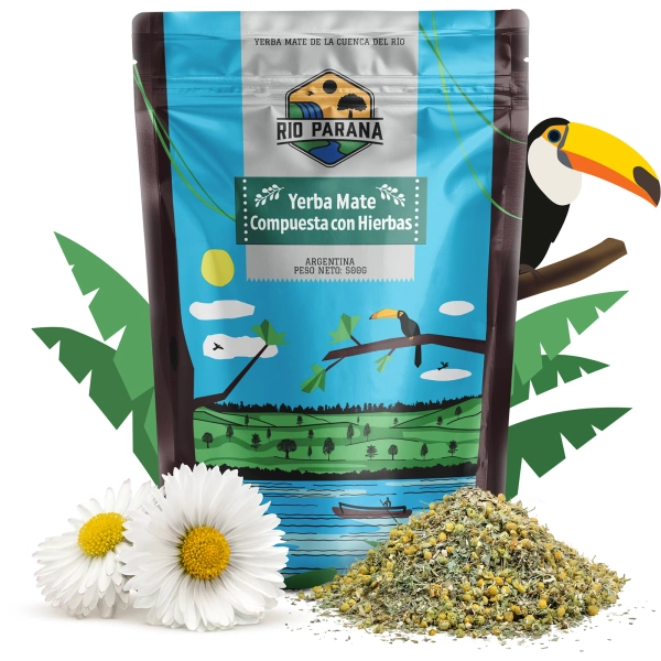 Rio Parana Compuesta con Hierbas yerba mate with lemon verbena