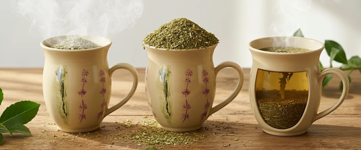 Common mistakes when brewing yerba mate in a mug – too hot water or too much yerba mate