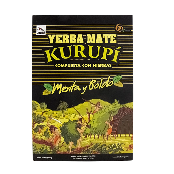 Kurupi Menta y Boldo Paraguayan yerba mate