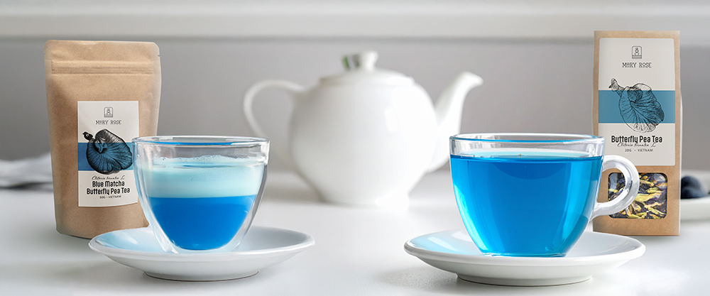 Mary Rose – Tea made from Clitoria Ternatea flowers