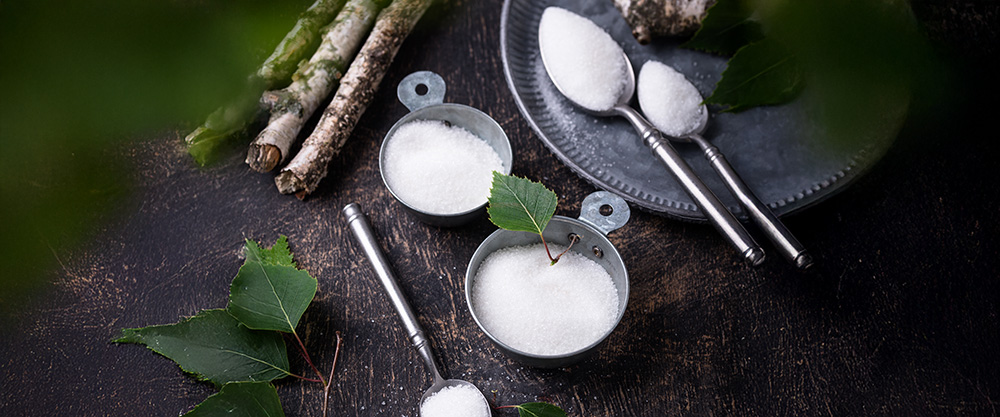 Healthy sugar substitutes – erythritol and xylitol