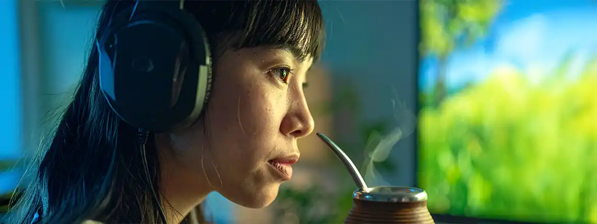 Does yerba mate stimulate? Healthy natural energy drink for gamers