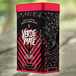 Convenient storage: yerba mate in tins