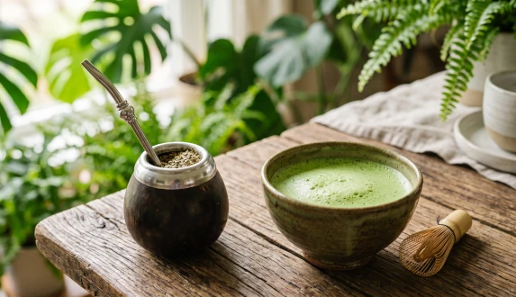 Yerba mate vs matcha – which should you choose? A comparison of their properties, flavour and effects