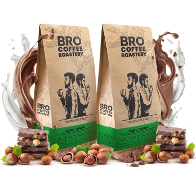 Set of Bro Coffee Roastery Brazil Samba 2x1kg (2kg)