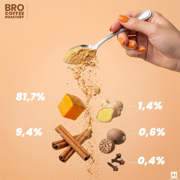 Set for Pumpkin Spice Latte: Coffee Bro Coffee Roastery Brazil Samba 1kg + Pumpkin Spice Latte Mix 100g