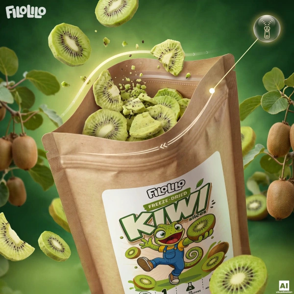 FiloLilo – Freeze-dried kiwi slices 20g