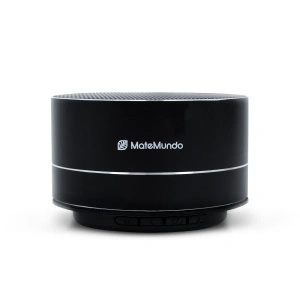 Speaker with MateMundo logo