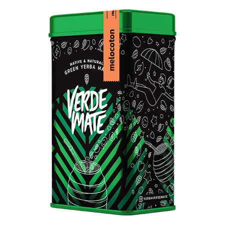 Yerbera - Can of Verde Mate Green Melocoton 0.5kg 