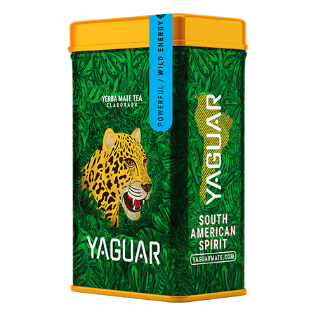 Yerbera – Tin can + Yaguar Wild Energy 0.5 kg