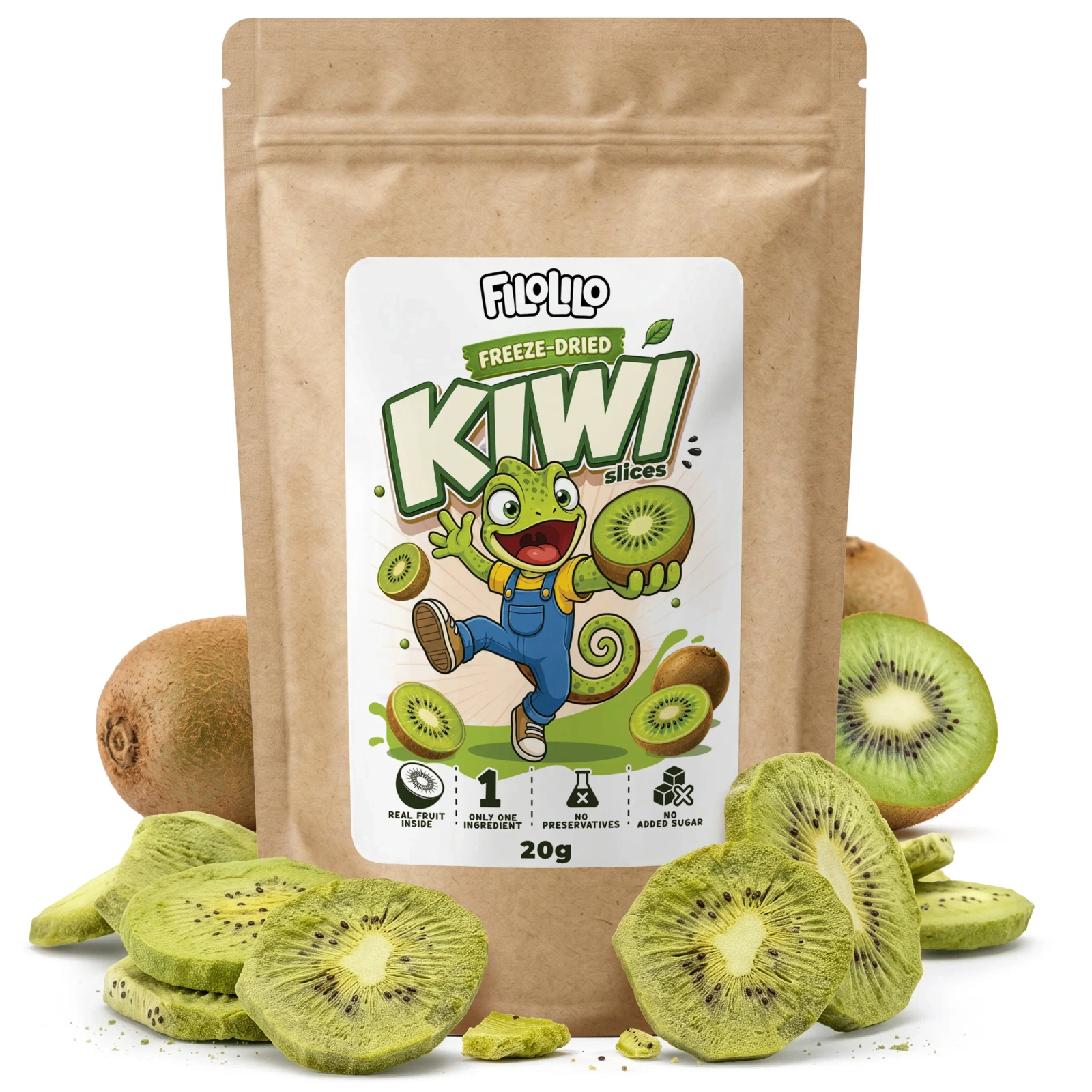 FiloLilo freeze-dried kiwi