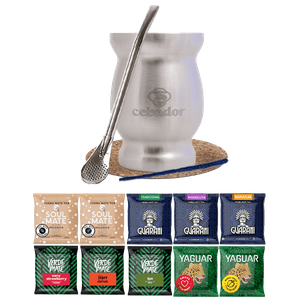 Yerba Mate set 10x50g TermoLid Cebador 500g