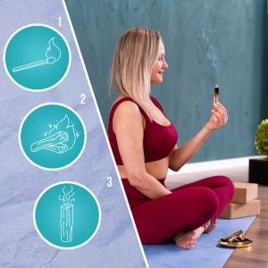 Esoteric 7 Chakras Gift Set: Natural Incense + Pendant + Bracelet
