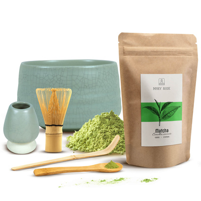 Matcha tea brewing set