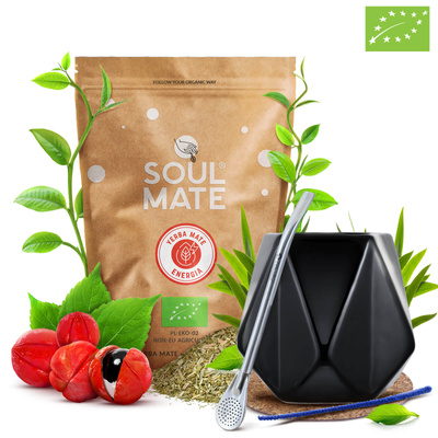 Set  mate tea Energia Guarana 0,5kg
