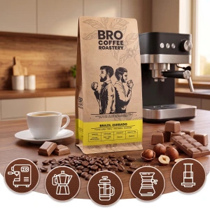 Set of Bro Coffee Roastery Brazil Samba + Brazil Guaxupe + Brazil Cerrado 3x1kg (3kg)