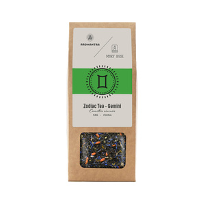 Set for Gemini: zodiac tea + magic gemstone