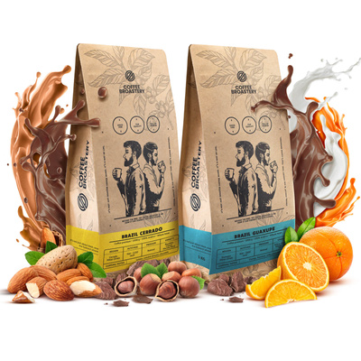Set of Bro Coffee Roastery Brazil Cerrado + Brazil Guaxupe 2x1kg (2kg)
