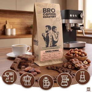 Bro Coffee Roastery – Whole Bean Coffee Crema Rumba 1kg