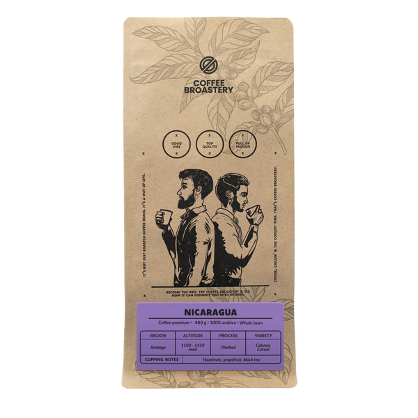 Bro Coffee Roastery - Whole Bean Coffee Nicaragua Colibrí Azul Speciality 400g