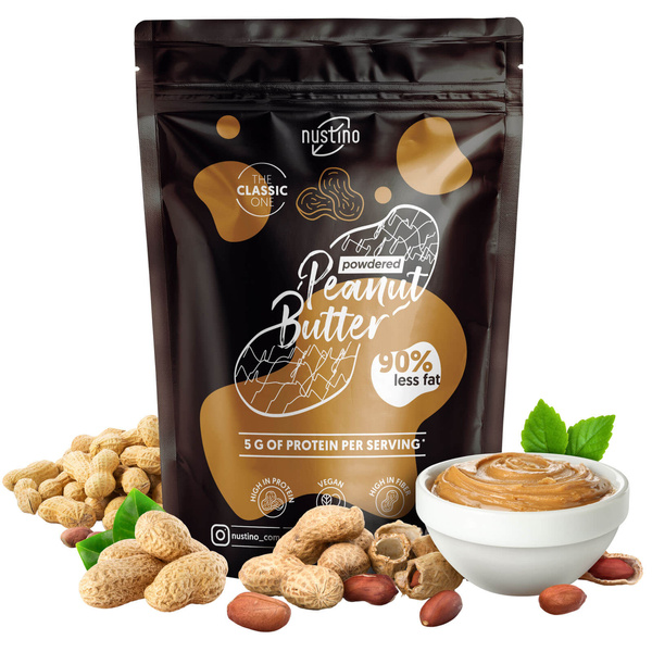 Powdered Peanut Butter Set Nustino: Classic + Strawberry 2x400g
