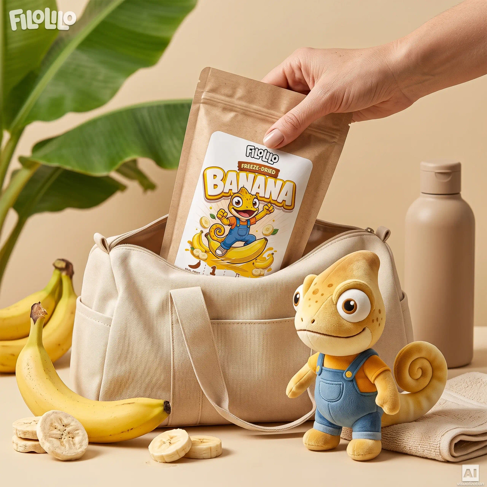 FiloLilo freeze-dried banana