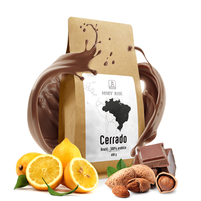 Mary Rose - whole bean coffee Brazil Cerrado premium 400g