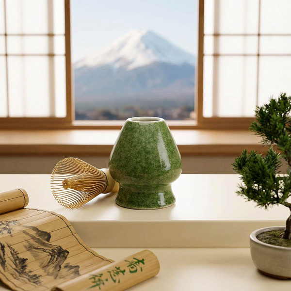 Kusenaoshi – Ceramic Chasen Holder – Tonbo