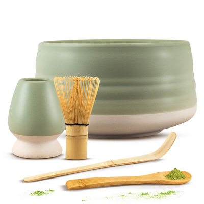 Matcha tea brewing accessories set