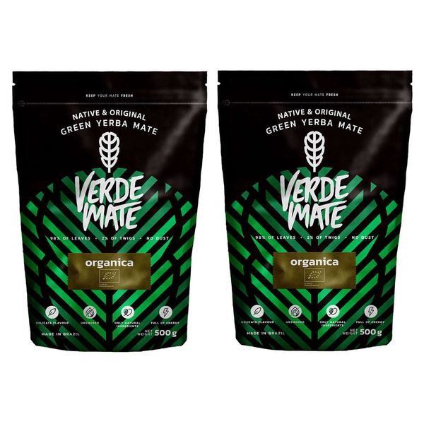 Yerba Mate Set: Verde Mate Organica 2x500g
