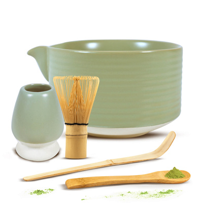 Matcha tea brewing accessories set