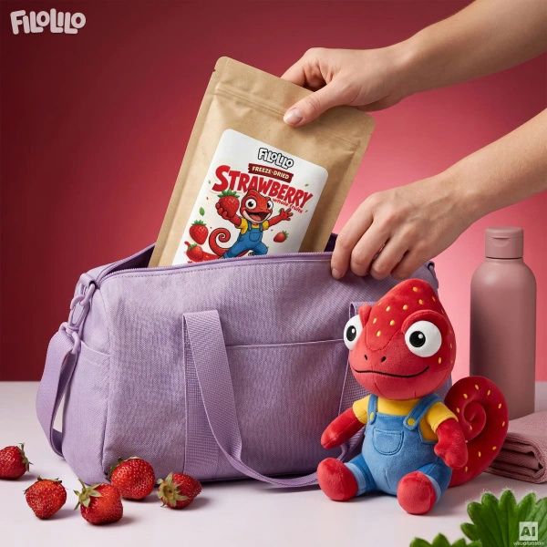 FiloLilo – Freeze-dried whole strawberries 20g