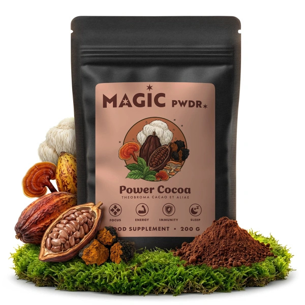 Magic Pwdr – Power Cocoa – Calm & Focus Blend 200g