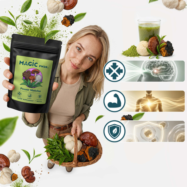 Magic Pwdr – Power Matcha – Energy & Focus Blend 100g