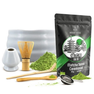 Ceremonial Matcha Tea Brewing Set: Japanese Organic Matcha 30g + Accessories