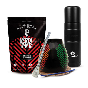 Yerba Mate Set Verde Mate 400g 0.4kg Yerbomos XL + Calabash + Bombilla