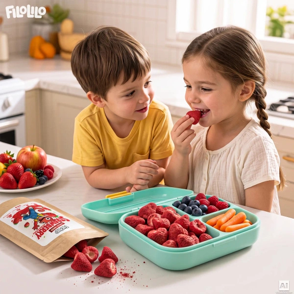 FiloLilo – Freeze-dried whole strawberries 20g