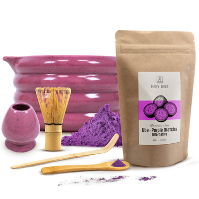 Set for Preparing Purple Matcha