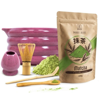Matcha Tea Brewing Set: Matcha 100g + Accessories