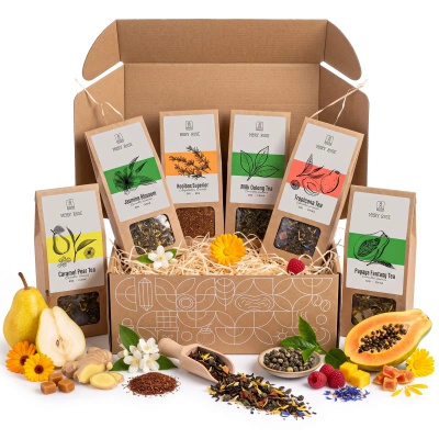 Gift Set of Mary Rose Loose-Leaf Teas: Assorted Flavours 6x50g