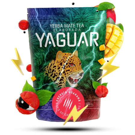 Yerba Mate Tea Christmas Gift Set – Yaguar Energia Guarana 500g + Accessories + Gift Box