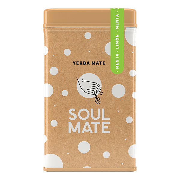 Yerbera – Tin can + Soul Mate Orgánica Menta Limon 0.5kg