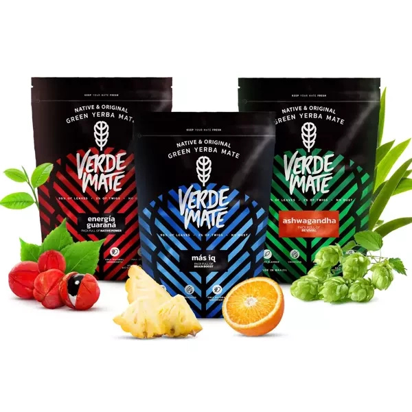 Yerba Mate Verde Mate Fruit Set 3x500g